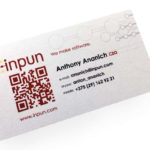 печать визиток на маджестике с qr кодом в минске